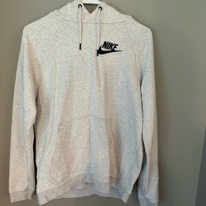 Nike Women's Light Gray Hoodie